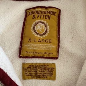 Abercrombie and Fitch hooded zippered sweatshirt